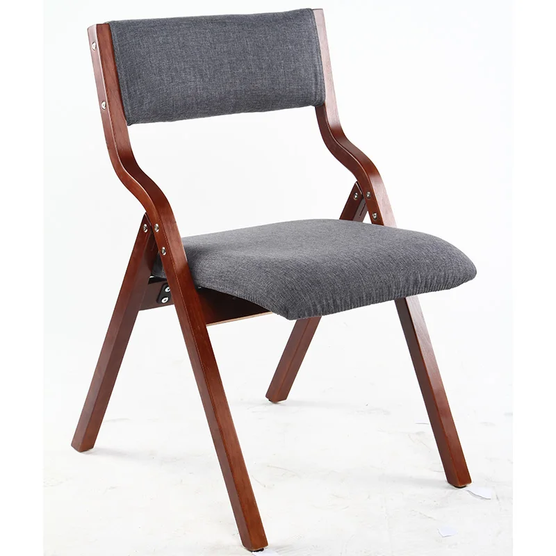 Hot Sale Nordic Style Foldable Bent Plywood Bentwood Wooden Dining Room Wood Folding Chair
