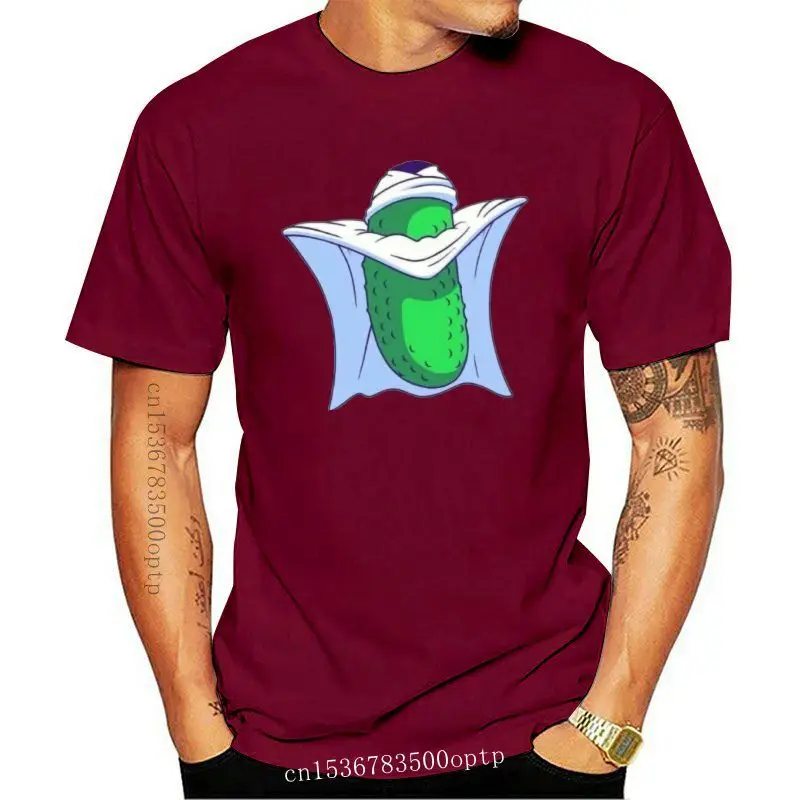 

Camiseta de pepinillo con estampado de dibujos animados para hombre, camiseta divertida 100 de algodón, camiseta de manga corta