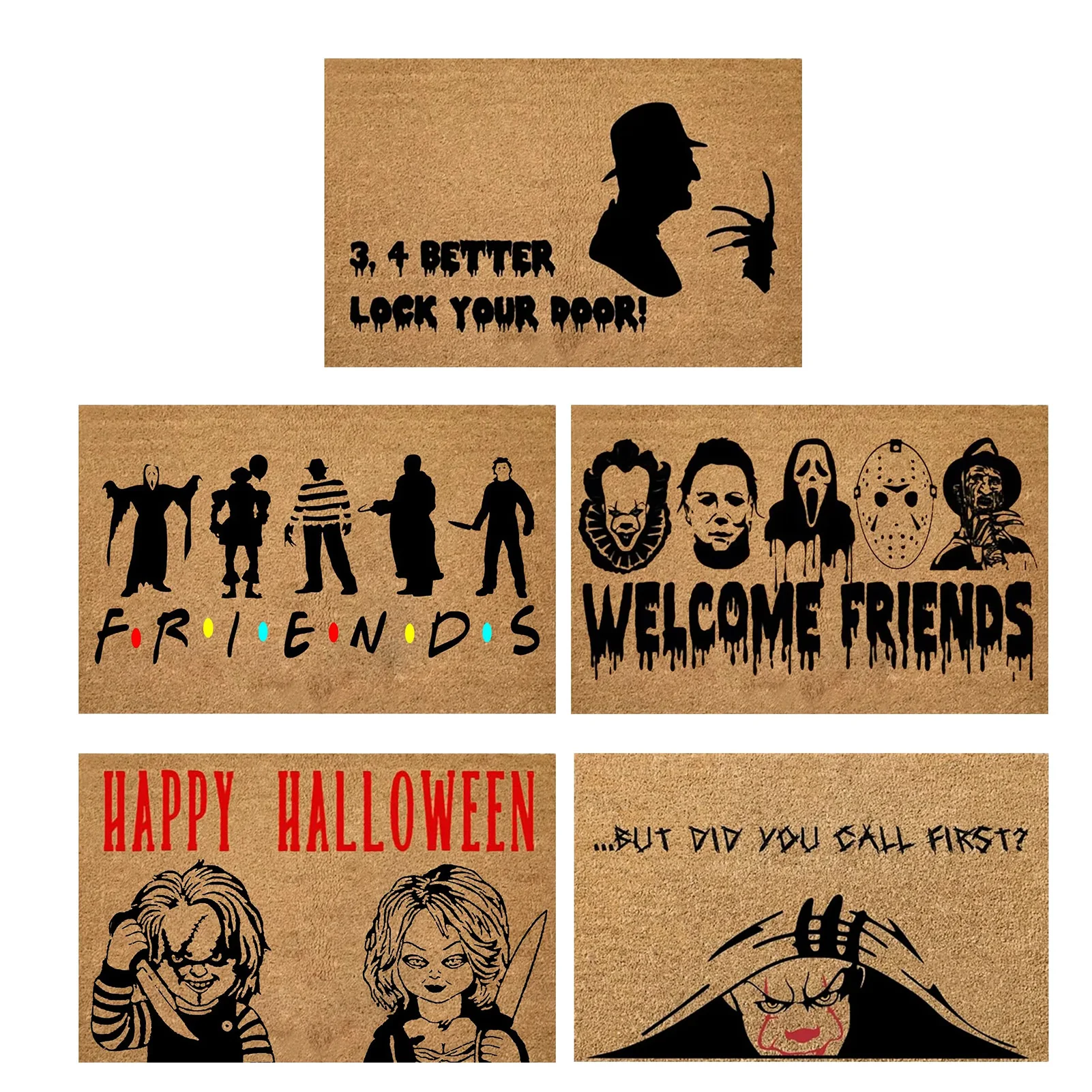 

Halloween Area Rug Spooky Seasonal Holiday Party Carpet Decorations For Home Living Room Bedroom Kitchen 40x60cm