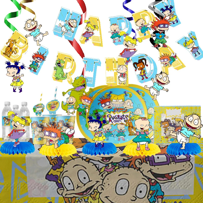 Rugratg gowild тема забавные украшения для дня рождения дети мальчик воздушный шар