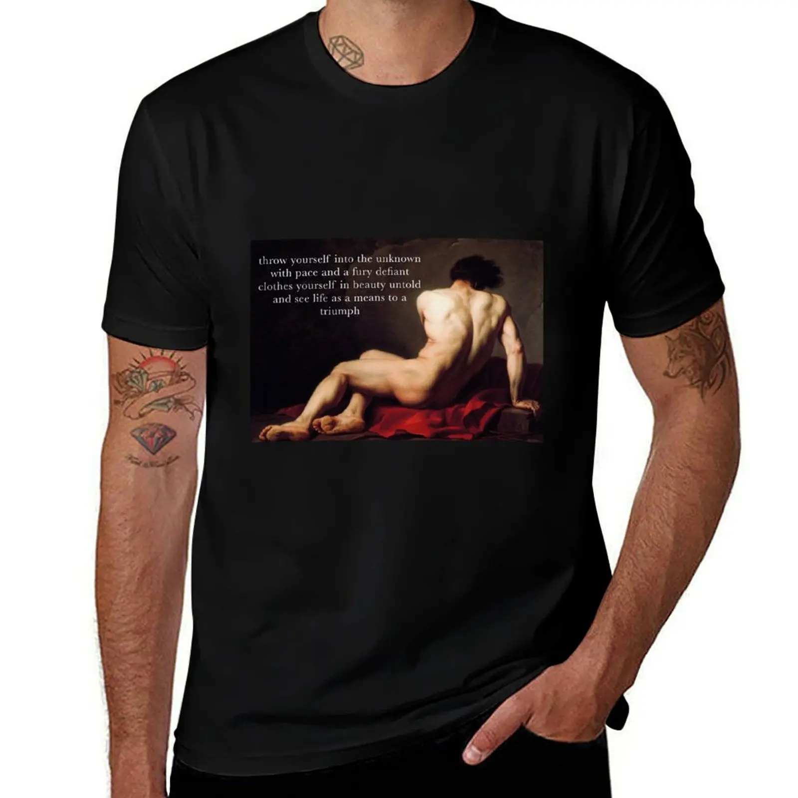 Фото Футболка Patroclus Achilles Come Down 2 с принтом в стиле стрит-арт №1