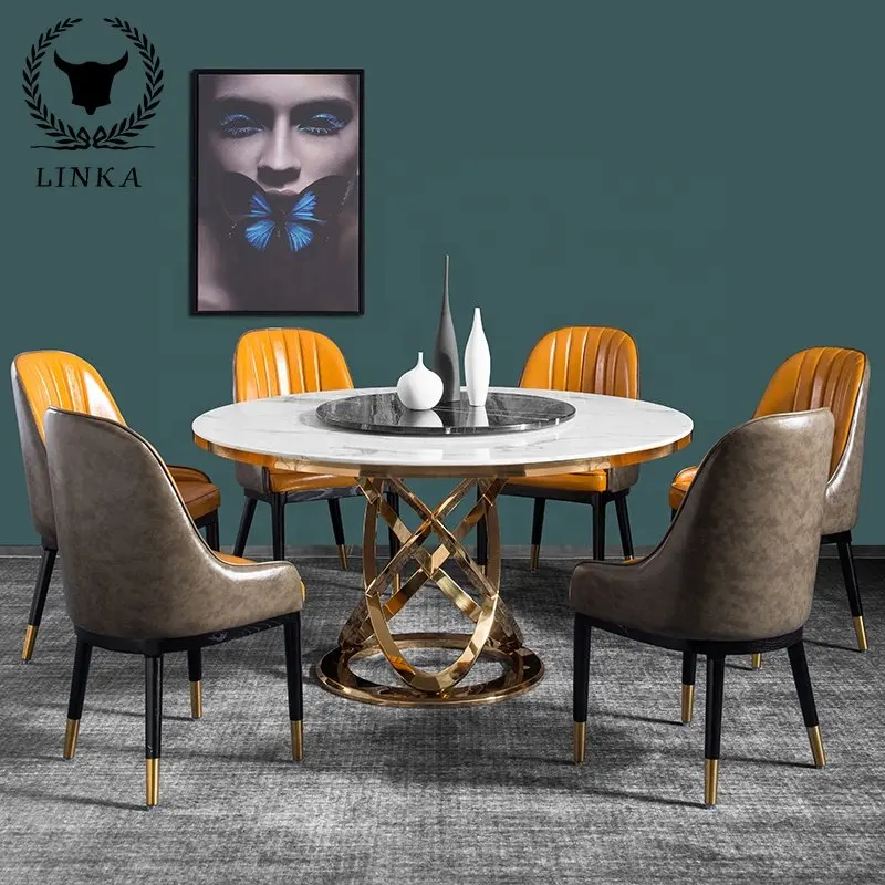 

Modern Dining Room Table And Chair Sets Hotel Restaurant Banquet Dining Table Sets Marble Top Dinner Desk