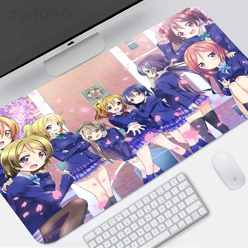 

Love Live Mouse Pad Gamer XL Computer Home New Mousepad XXL Desk Mats Office Natural Rubber Anti Slip Carpet PC Mice Pad