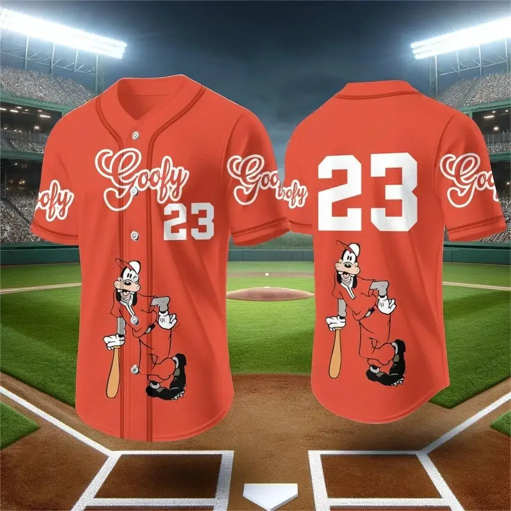 Miniso детская/взрослая футболка Гоофи из полиэстера