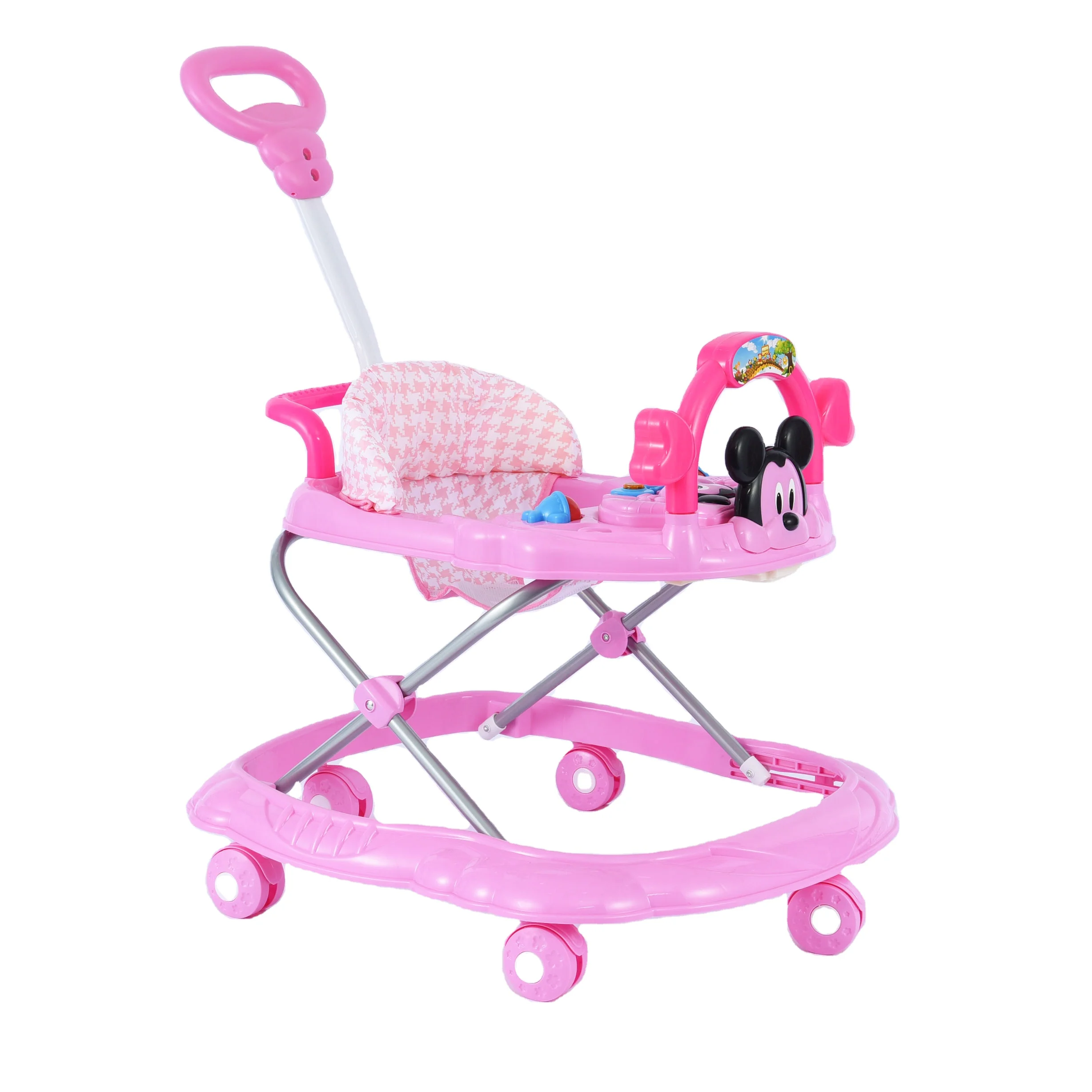 

2020 new design plastic activity cartoon baby walker with music cheaper