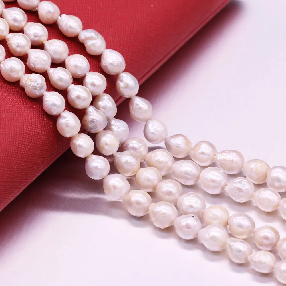 

Natural Freshwater Pearl Beads Geometry Shape Spaced Isolated Loose Beaded for Jewelry Making DIY Bracelet Necklace Accessories