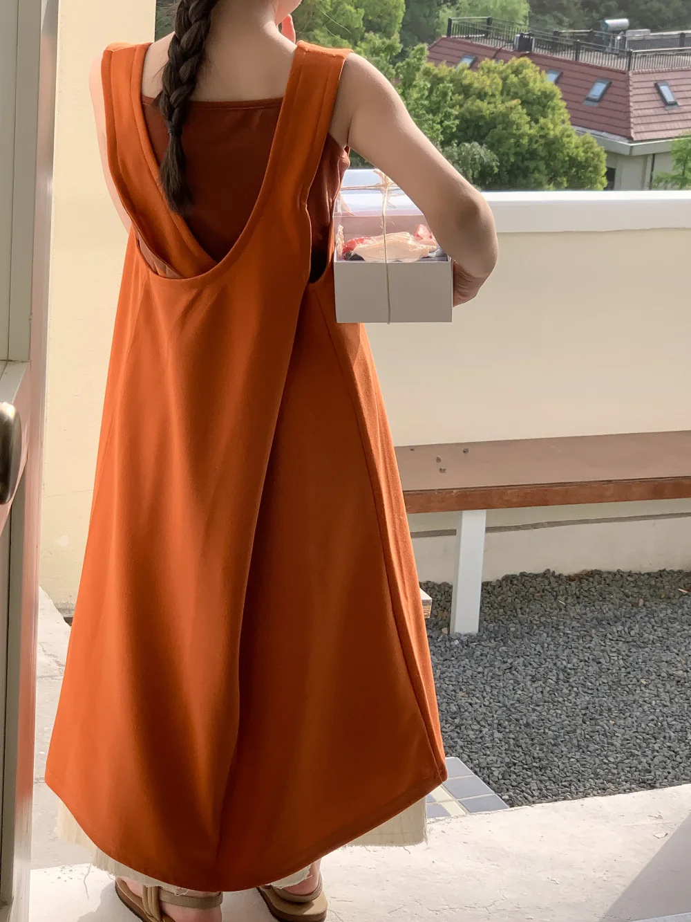 

Детская одежда, Повседневное платье для девочек, сезон весна-лето 2023, Однотонный сарафан в Корейском стиле, комплект из двух предметов, Повседневное платье на бретелях