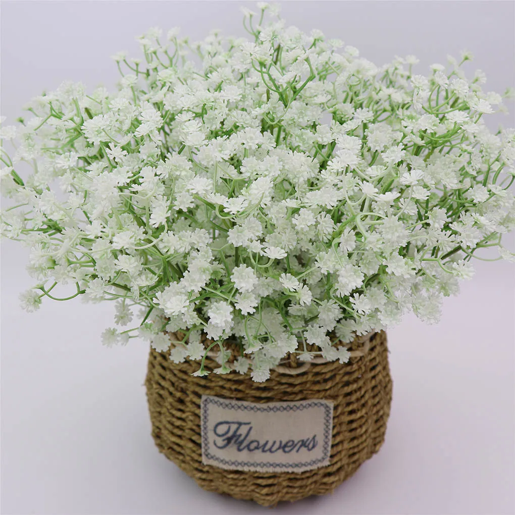 

38cm DIY Artificial Baby Breathing Flower Gypsophila Fake Plants Wedding Photography Decor Home Flower Arrangement