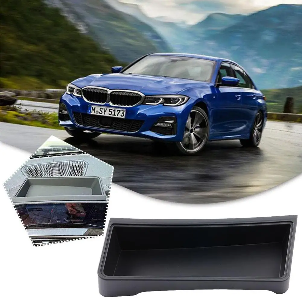

Автомобильная центральная консоль навигационный экран коробка для хранения для BMW 3 серии I3 I4 G20 Facelift 2022 2023 черный интерьер ABS аксессуары P8D4