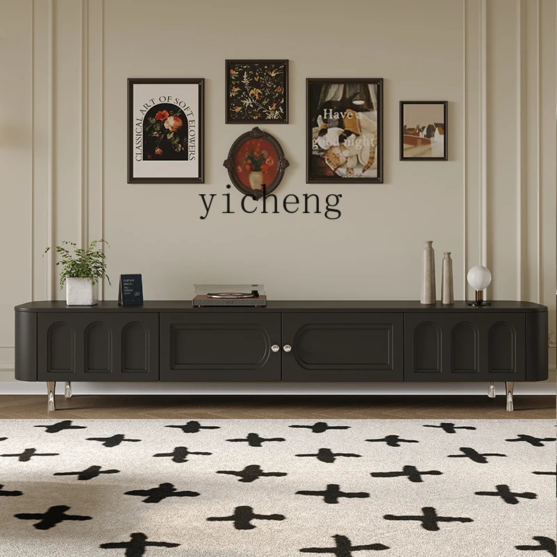 Французский телевизионный шкаф HYP в стиле ретро и чайный столик комбинации для