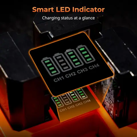 SmallRig 4-канальное зарядное устройство для аккумуляторов Sony NP-FZ100