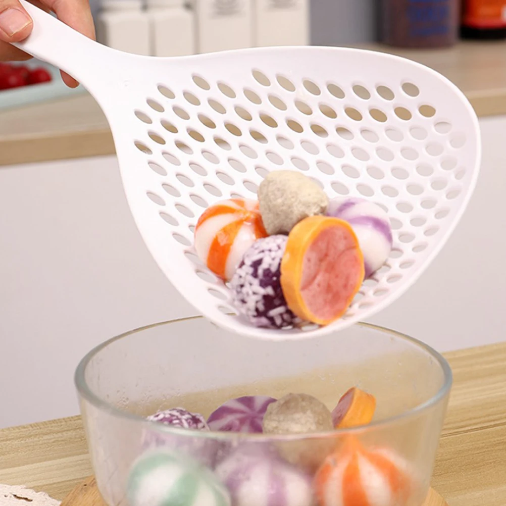 

Multifunctional Creative Supper Big Nylon Colander Household Kitchen Tool Noodle Blanching Sieve Hot Pot Strainer Mesh Spoon