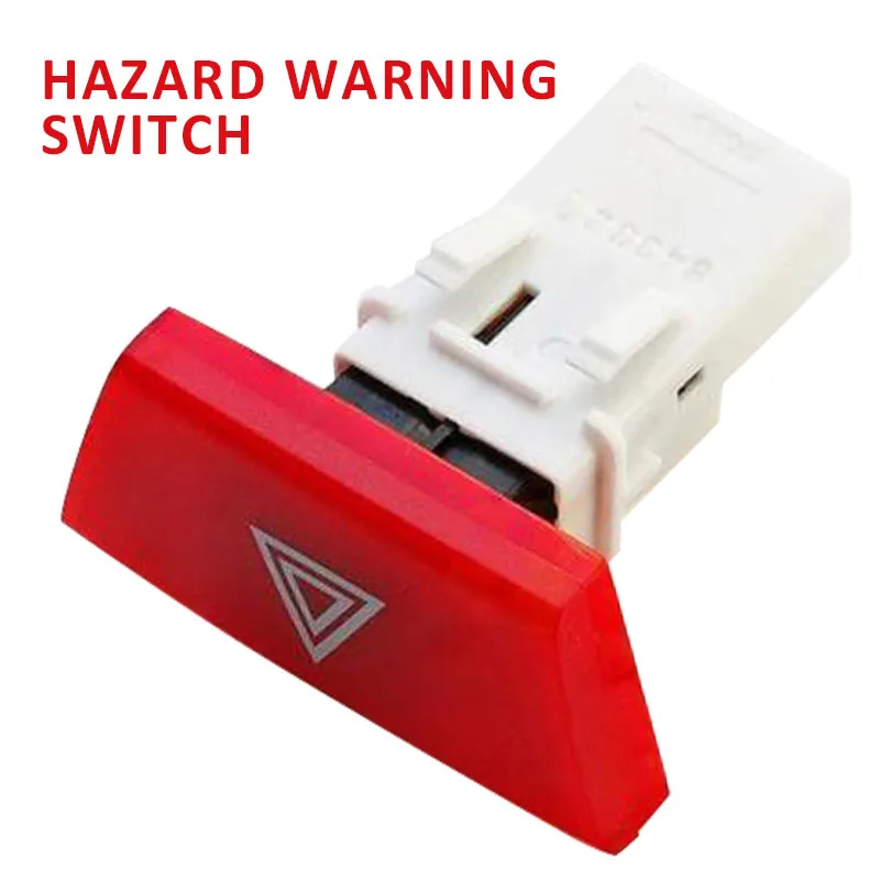 

Mayitr 1pc Hazard Warning Switch Emergency Light Double Flash Control Switches Button For Peugeot 107 for Citroen C1 2005-2014