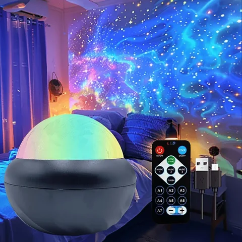 Ночник со звездным проектором Galaxy USB