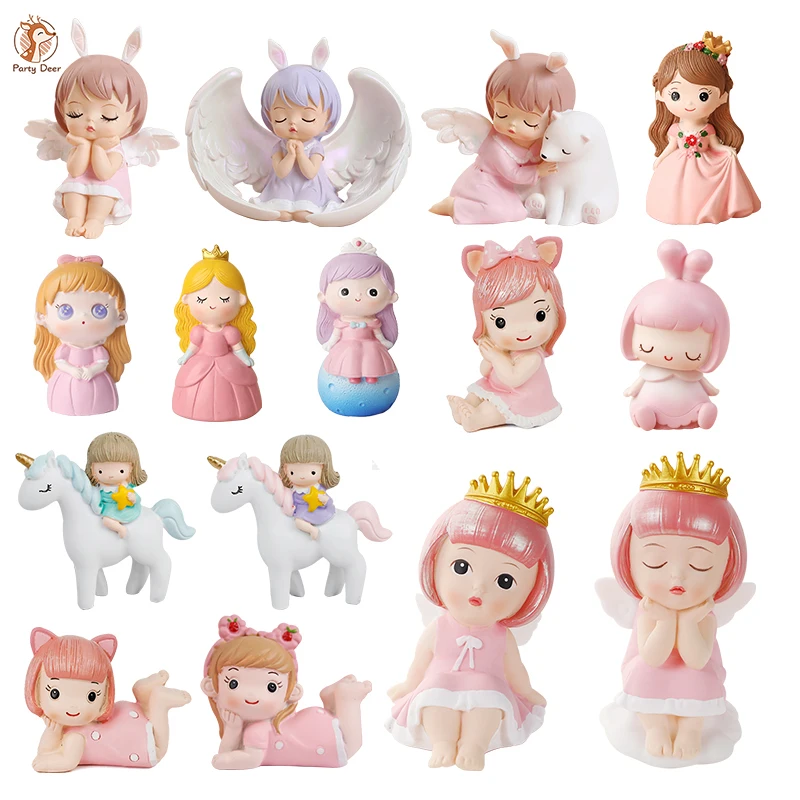 

Украшение для торта в стиле принцессы на день рождения, милое мультяшное украшение для вечеринки Энни, на первый день рождения девочки, на п...