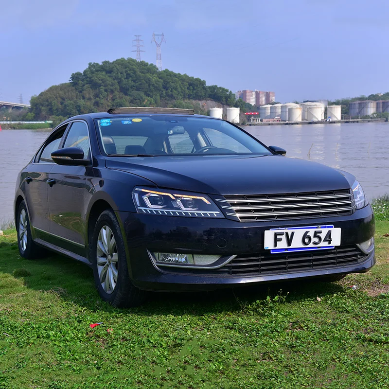 Передняя фара в сборе для Volkswagen Passat B7 USA 2011-2015 задняя звезда