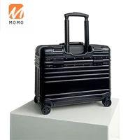 durable 16 inch aluminium trolley travelling box luggage suitcase sets box pilot case