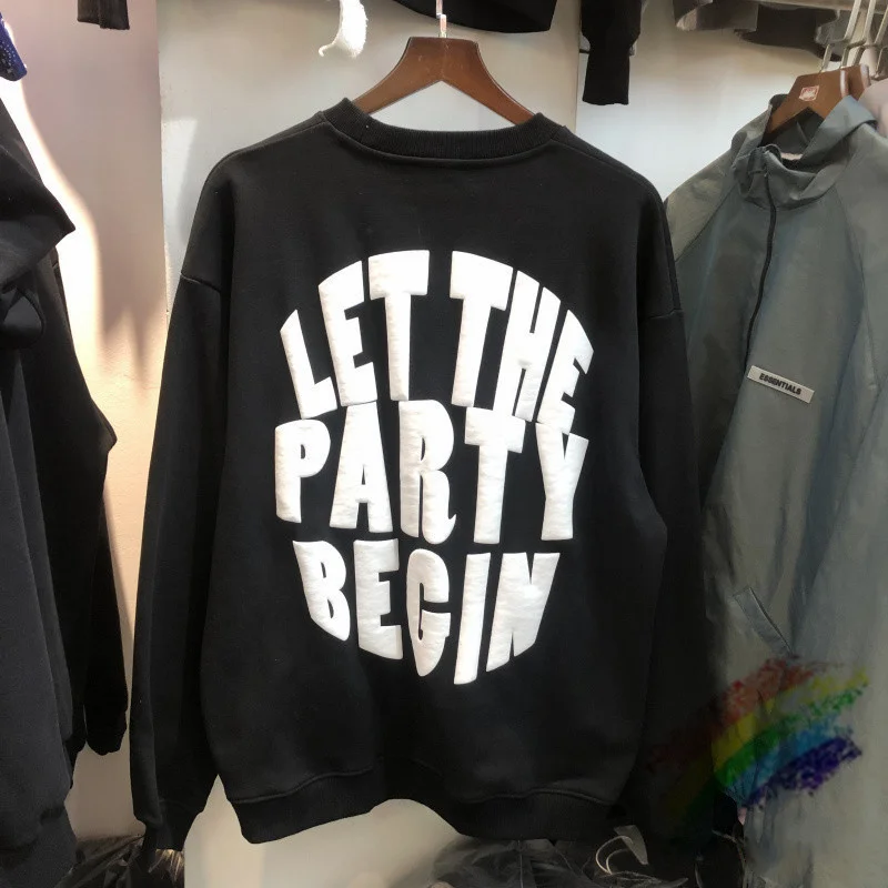 

2021fw GOODBOY LET THE вечерние Start Crewneck мужские женские мужские высококачественные свитшоты пуловеры