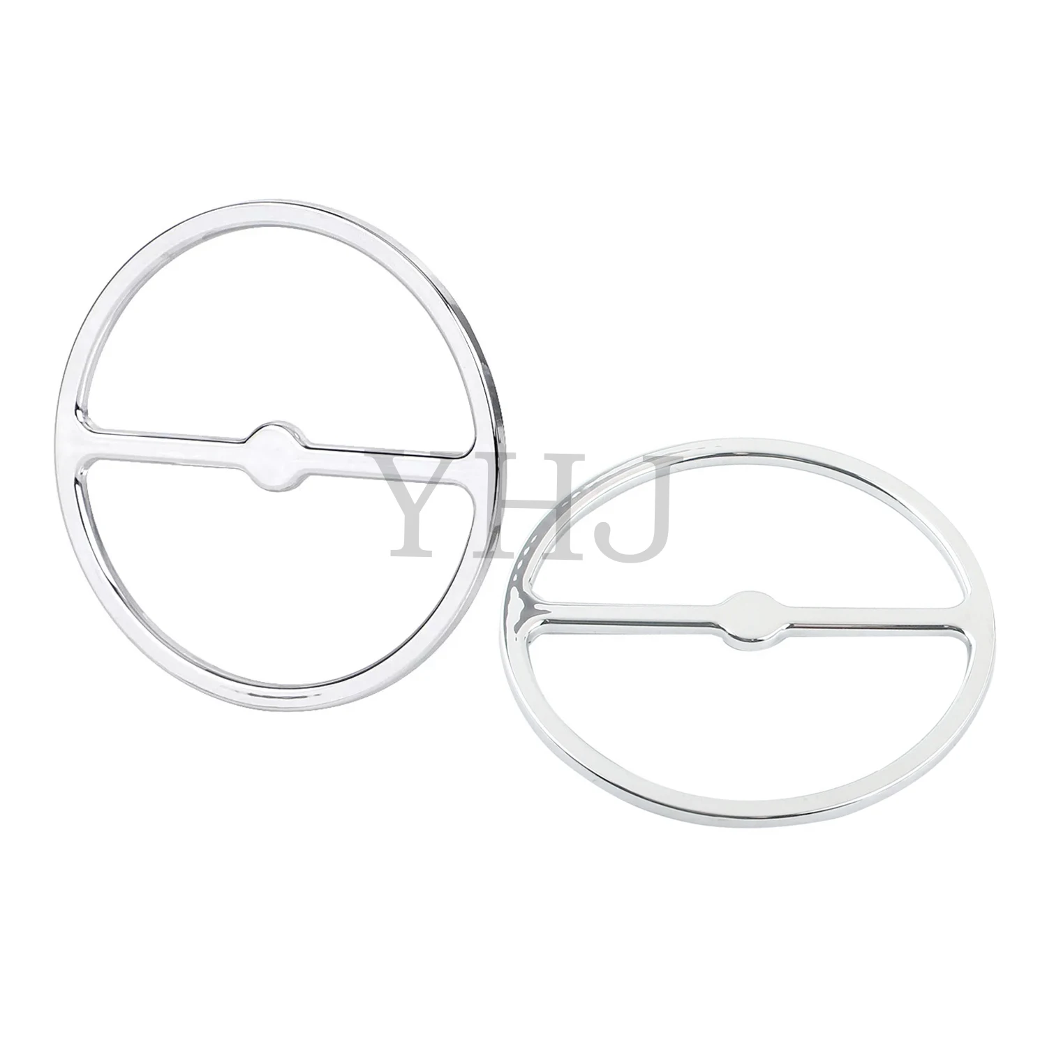 1 пара накладок на кольцо динамика мотоцикла хромированная крышка для Harley Electra Glide