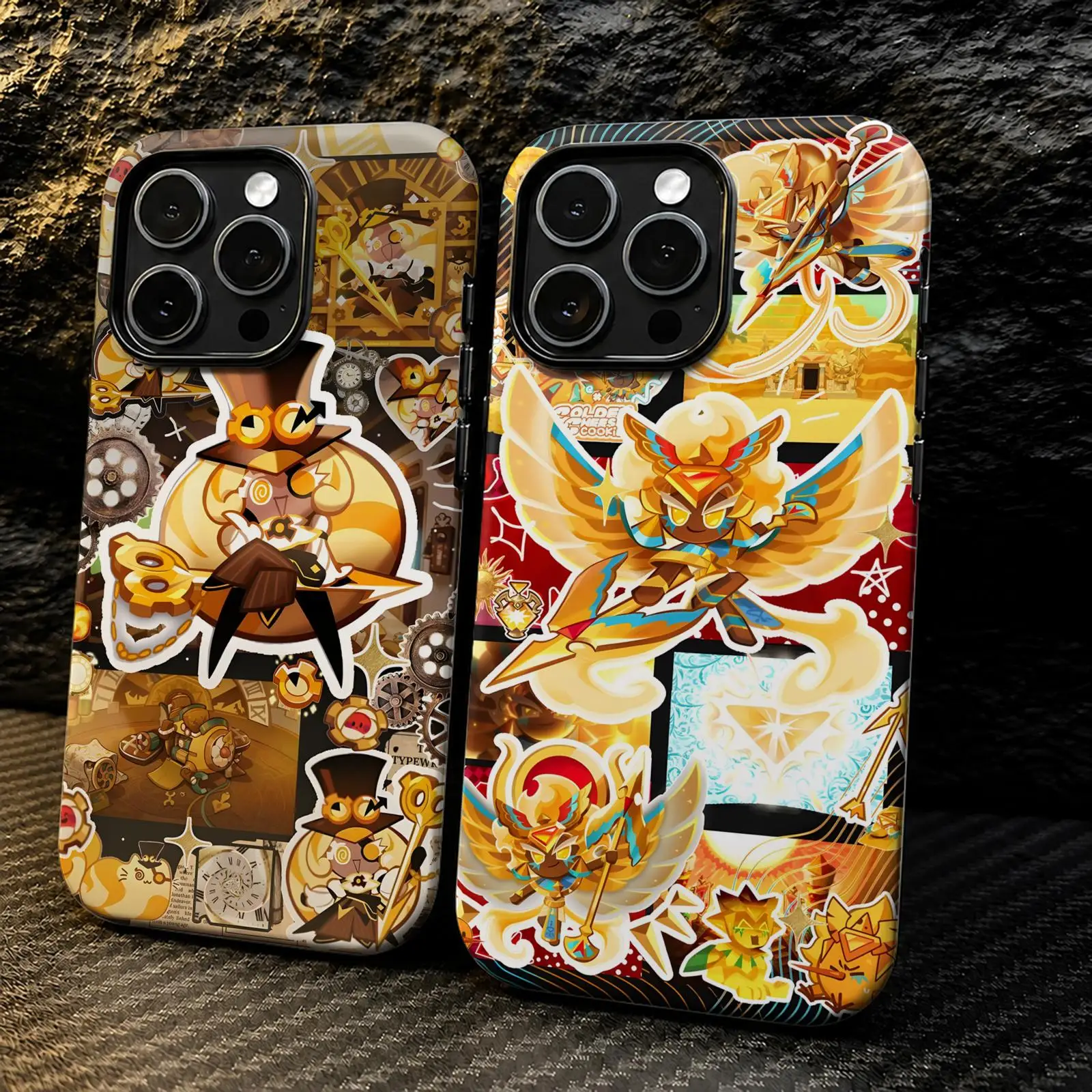 Фото Чехол для телефона с дизайном из видеоигры C-CookieRun Kingdom для iPhone 17 16 15 14 13 12 11 Pro Max Air, двухслойный защитный чехол 2-в-1. №1