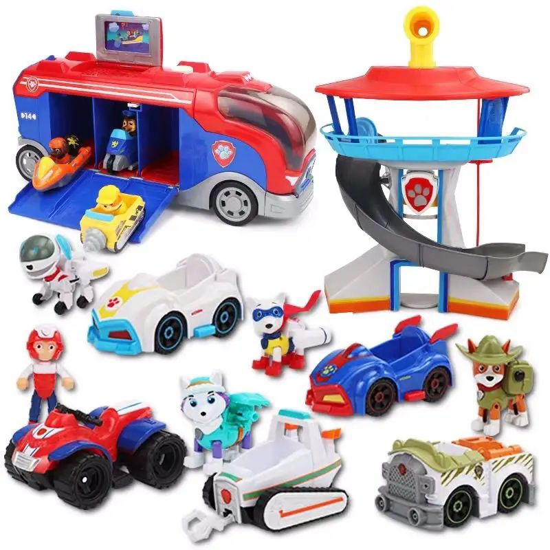

Paw Patrol Dogs Rescue Set Pat Patrol Puppy Toys Cars Patrulla Canina Ryder Anime Action Figures Model Car Christmas Gift Toy