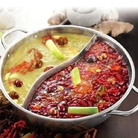 multi use hot pot homemade hot pot stainless steel divided extra smaller pots 2 handle cooking kitchenware cooking