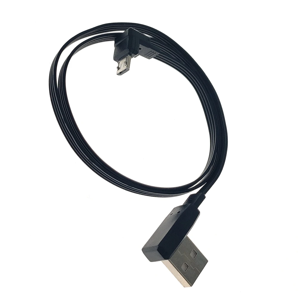 0,5 м двойной Угол 0,1 м 0,2 М Micro USB кабель удлинитель USB один стиль штекер до V8 вверх/вниз 90 градусов мягкая зарядка DataCord 0,3 м