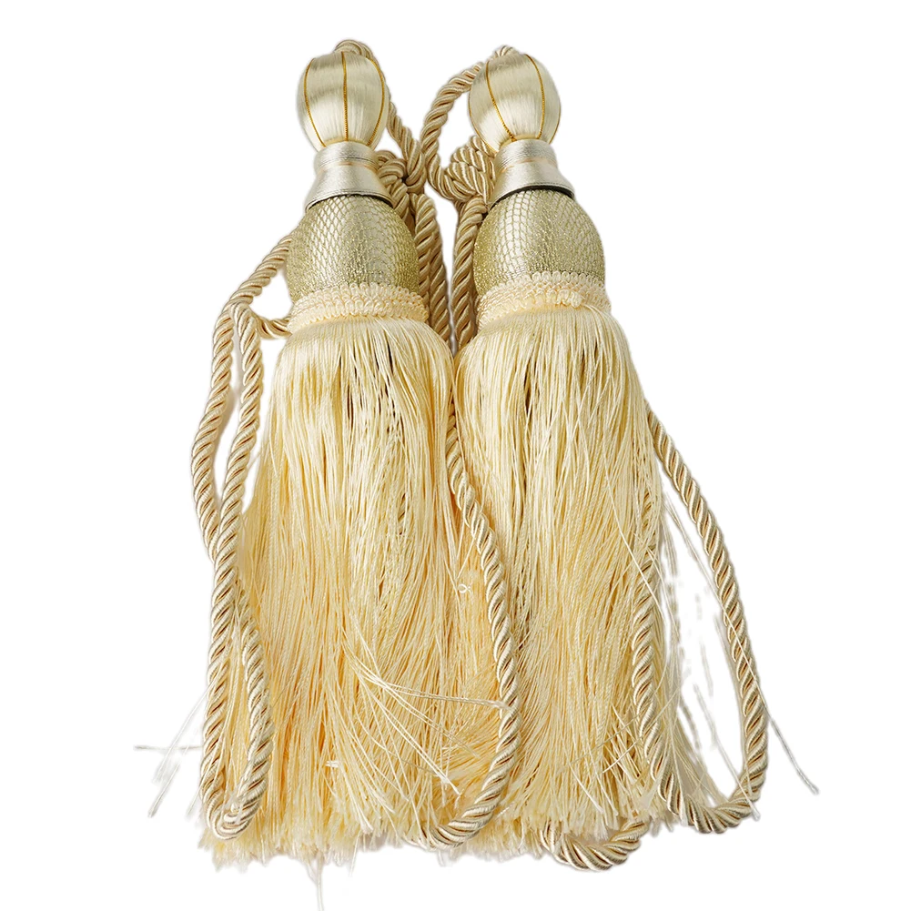 

1 Pair Of Curtain Ropes Door Hanger Door hanger Gold Hardware Ornaments Pair Pink Red 20cm/40cm/71cm High Quality