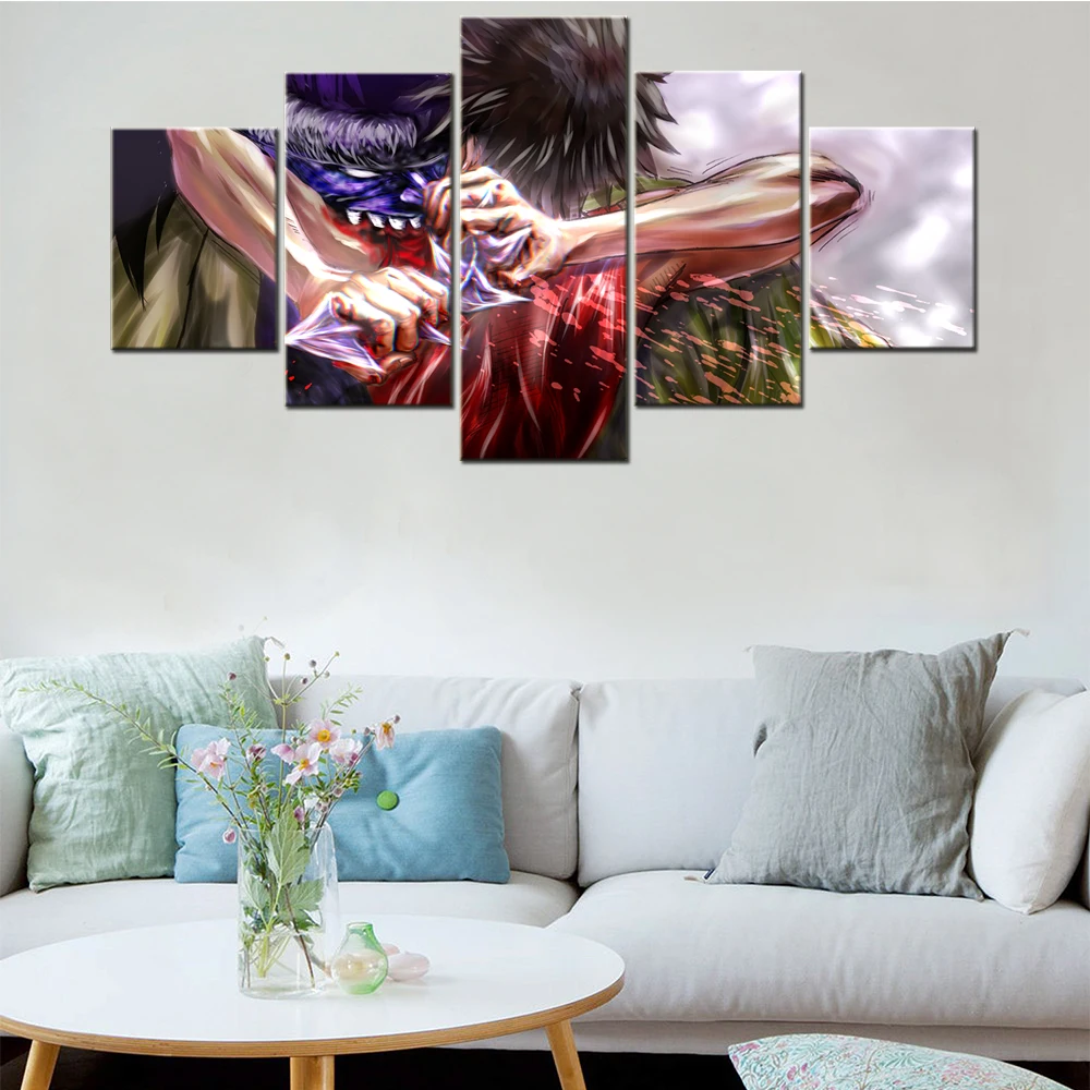 Настенная картина для гостиной модульная рамка 5 шт. аниме Arlong One абстрактная