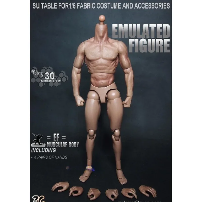 Zctoys масштаб 1/6 солдат кукла с мышцами тела руками модель для 12-дюймовой