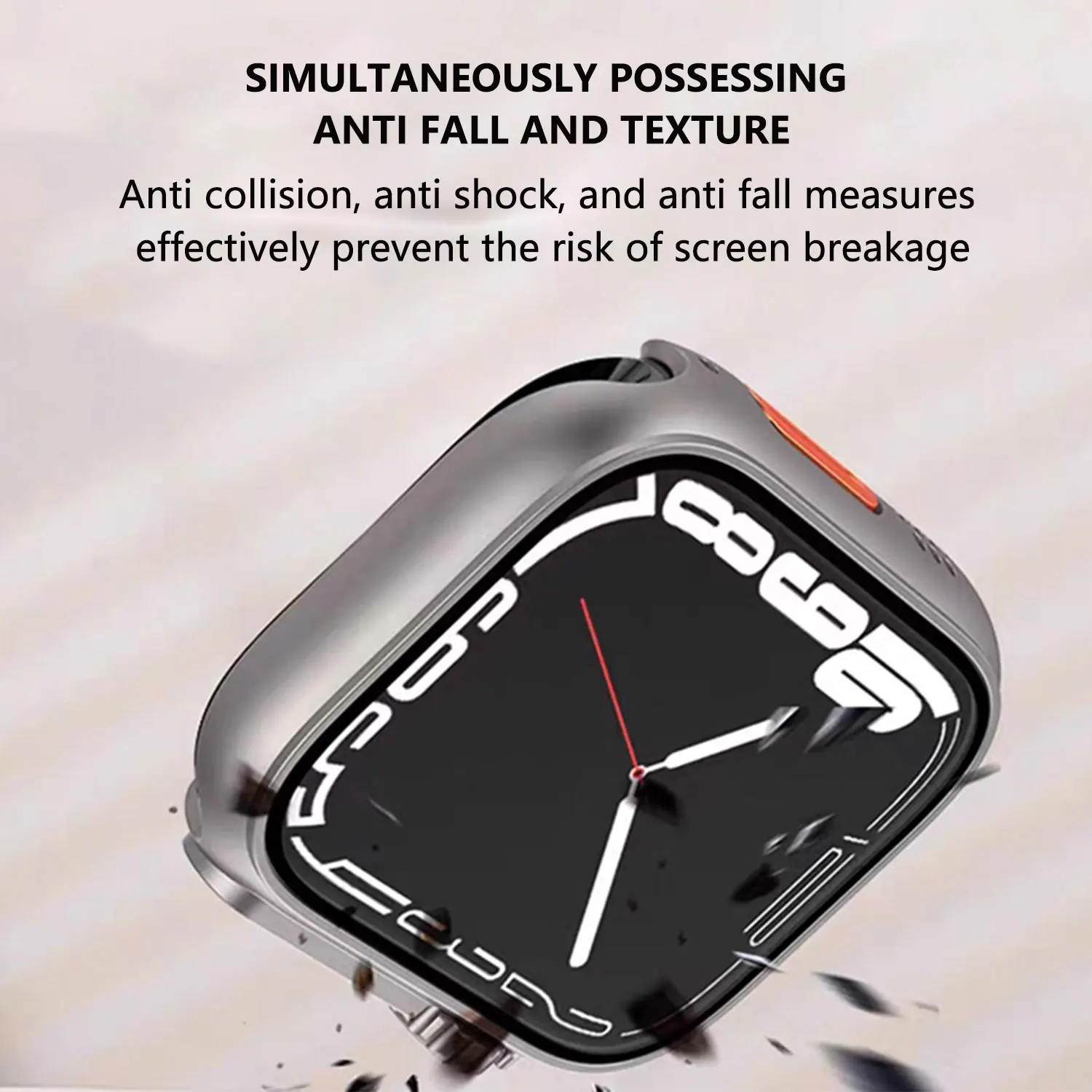 Защитный чехол Instant Ultra для Apple Watch S10case 40 41 44 45 46 мм 360 all inclusive водонепроницаемый ПК