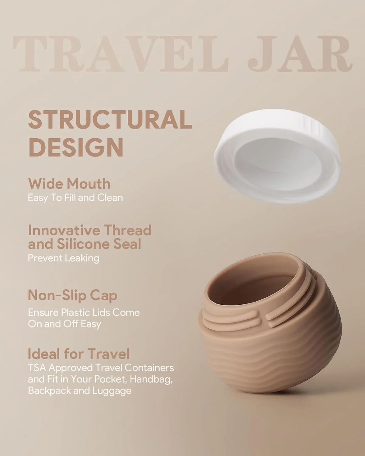 Дорожные контейнеры Yinke для туалетных принадлежностей герметичные