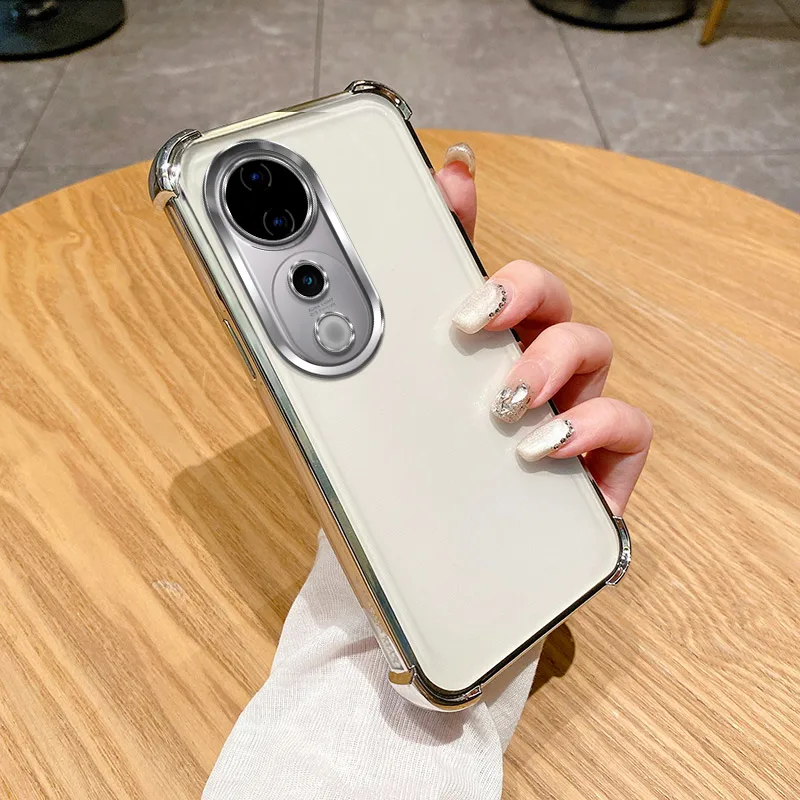 For vivo V40 Case Vivo Pro Cover v40 Phone V2348 V2347 Soft Bumper Shockproof Protect Clear electroplate
