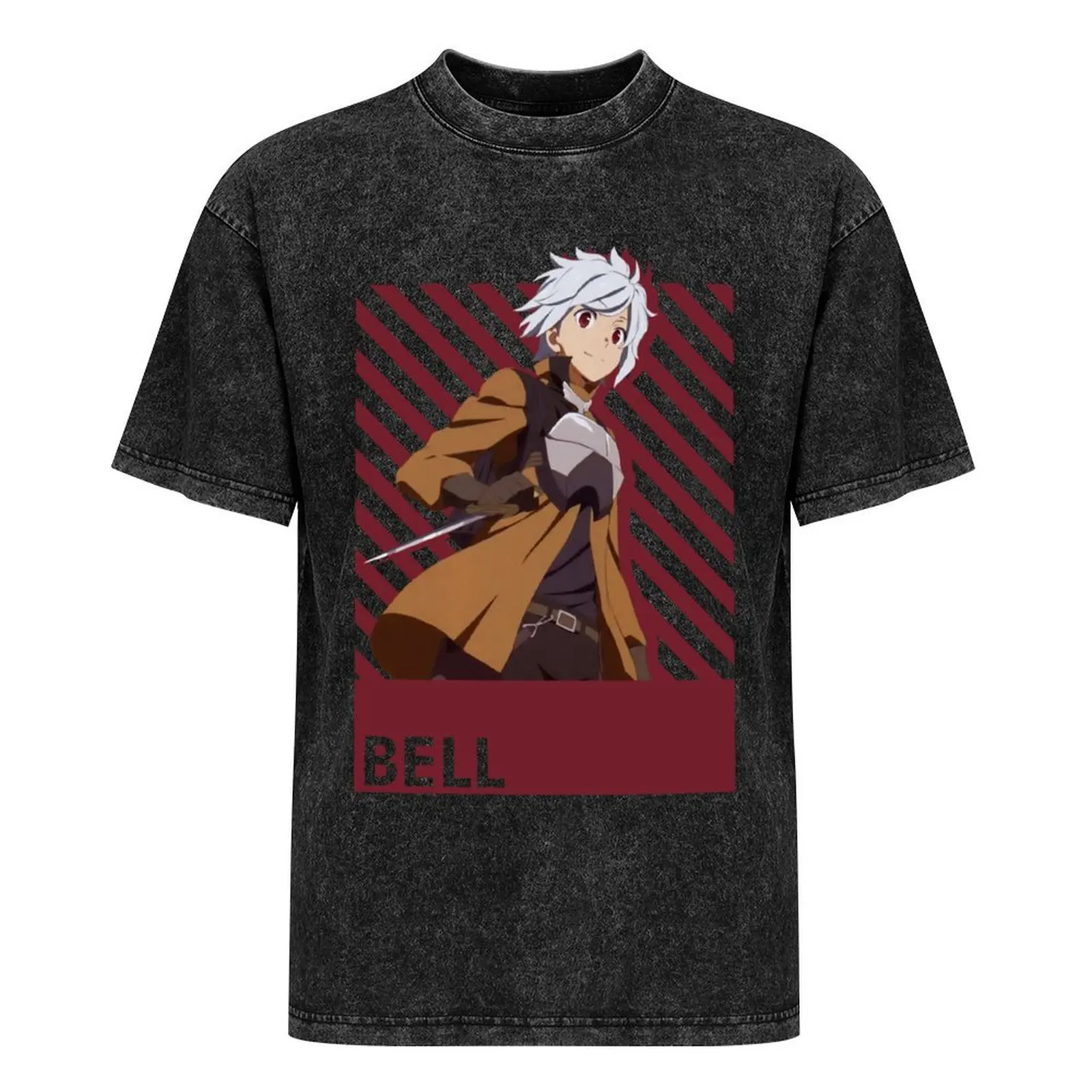 Футболка Bell Cranel- DanMachi-Typeography 5 простые дешевые вещи таможенный дизайн ваша