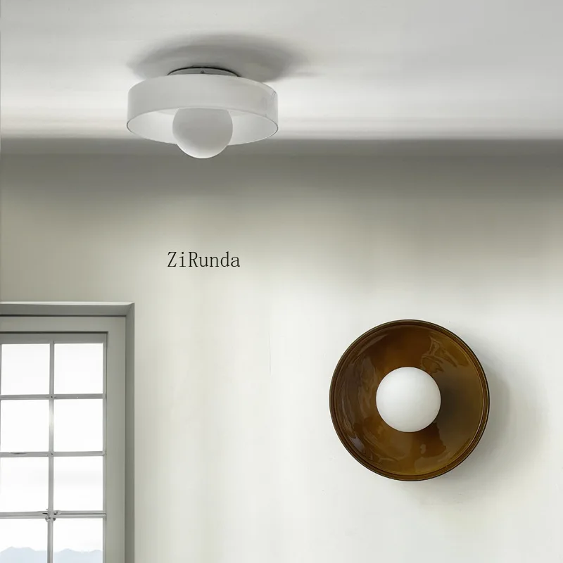 Стеклянный потолочный светильник скандинавский светодиодный источник G9