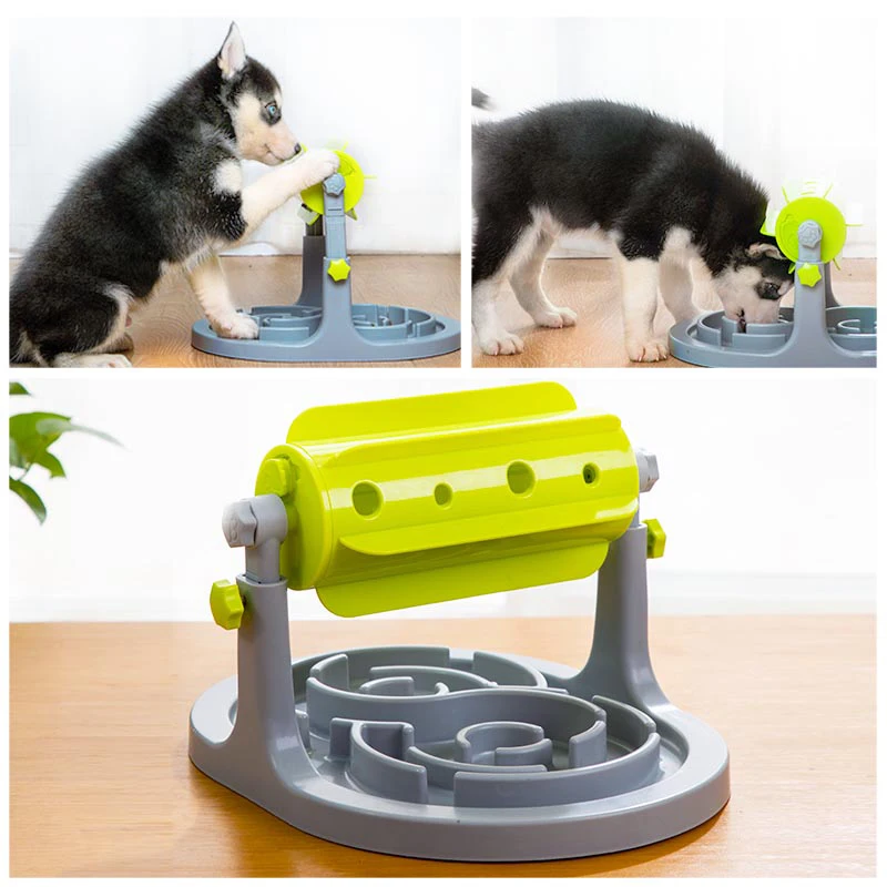 2022 Pet dog and cat toy puzzle roller missing food toy feeding interactive toy pet supplies