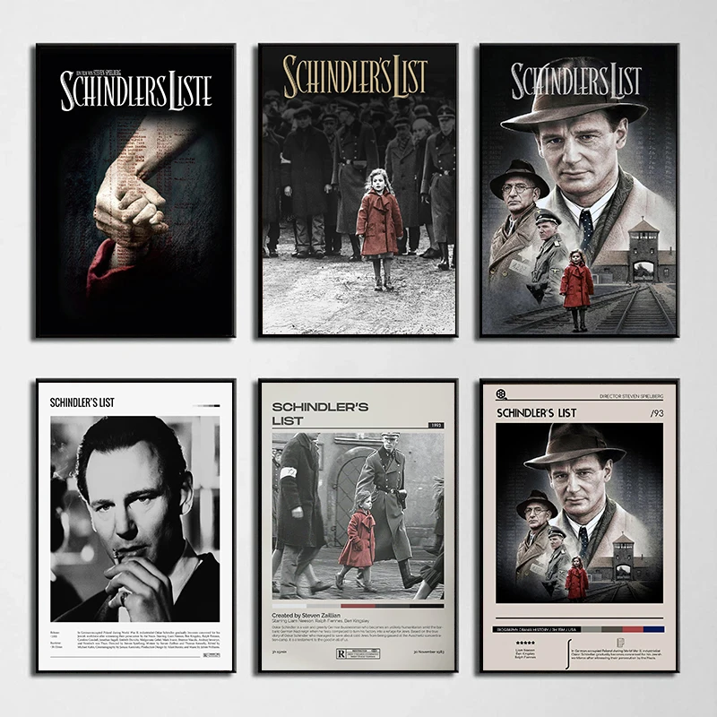 Постеры и принты из фильмов в списке Schindler Картина на холсте классические