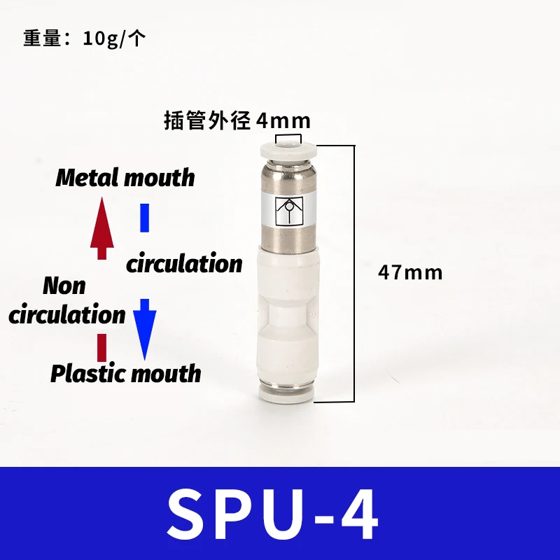 

Быстрый соединитель газовой трубы AIRSLG PCVV/PCVU-4/6/8/10/12