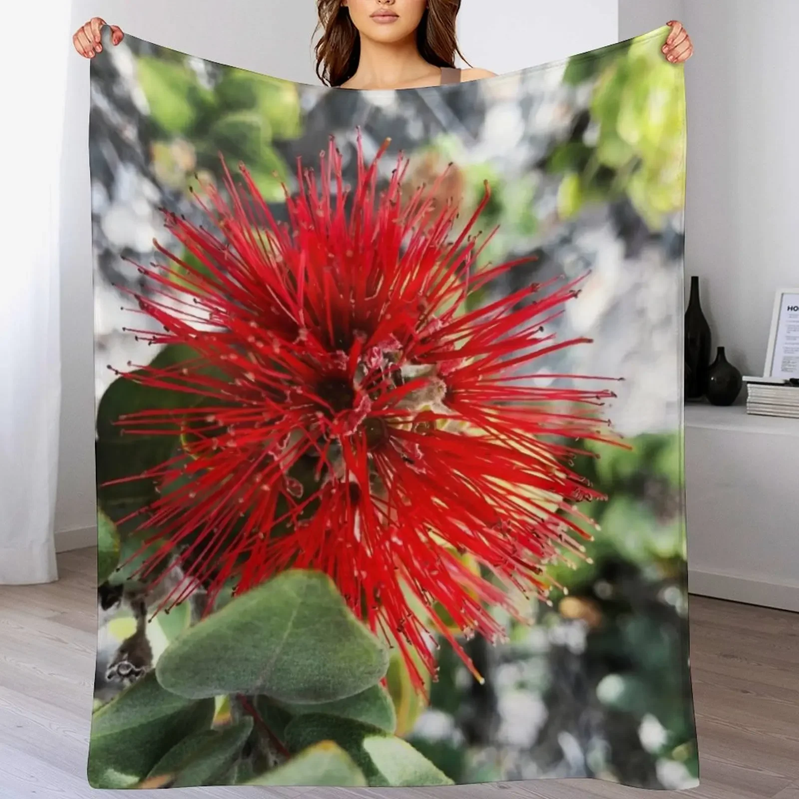Фото Плед Ohia Lehua, легкое и уютное одеяло для кровати и дивана №1