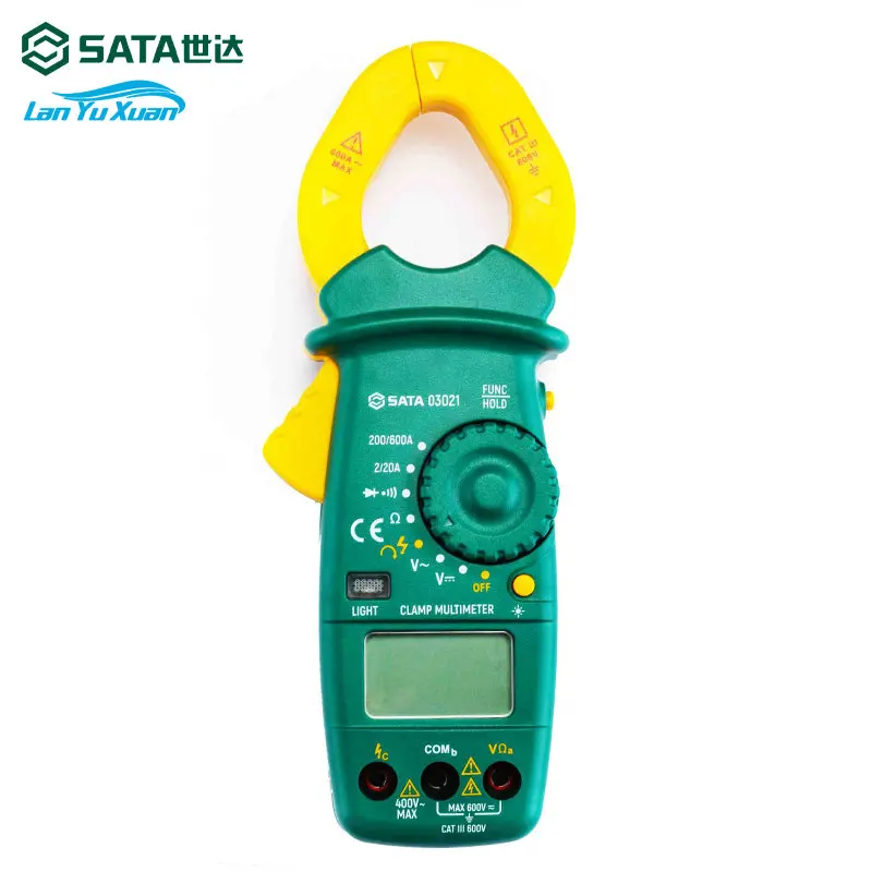 

Shida high-precision clamp meter multimeter digital electrician universal meter AC/DC automatic multi-function 03021