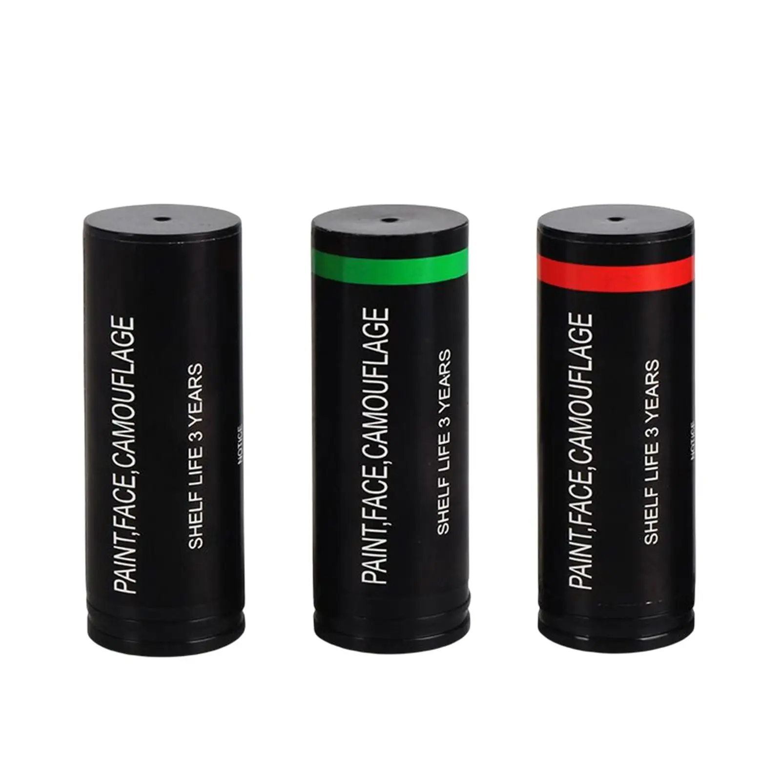 

3x Portable Face Paint Stick Body Paint green Red Black Forest Kit for Art Halloween Cosplay