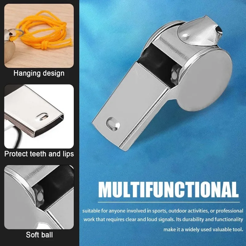 Металлический свисток из нержавеющей стали 1/2 шт