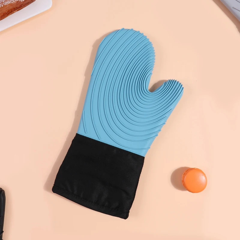 

1Pc Hot Oven Mitts Baking Anti-Hot Gloves Pad Microwave Insulation Mat Kitchen Tools Silicone Anti-scalding Non-slip Tray