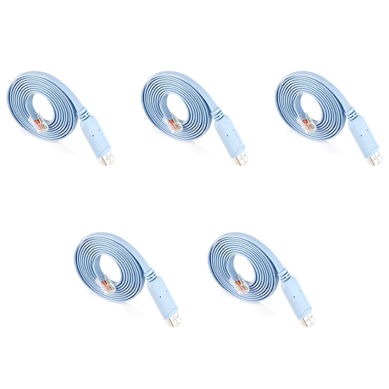 

5 шт., Кабель-адаптер USB к RJ45, 1,8 м