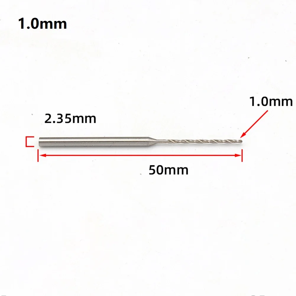 

1Pcs 2.35mm Shank Straight Handle Drill Bit Woodworking Hss Drill Bit 0.8-2.0mm Wood Cobalt Metal Working Twist Drill Bit