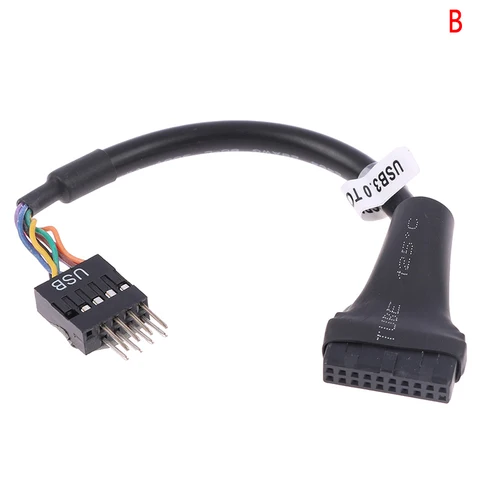 Кабель-адаптер USB 2.0 9-контактный - USB 3.0 20-контактный CHENJ