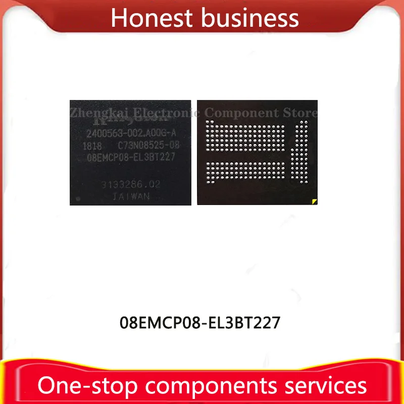 Чип 08EMCP08-EL3BT227 BGA221 EMCP 8 + 8 100%, 100% качество, чип 08EMCP08-EL3BS100 EL3BT227 EL3BS100 8 Гб