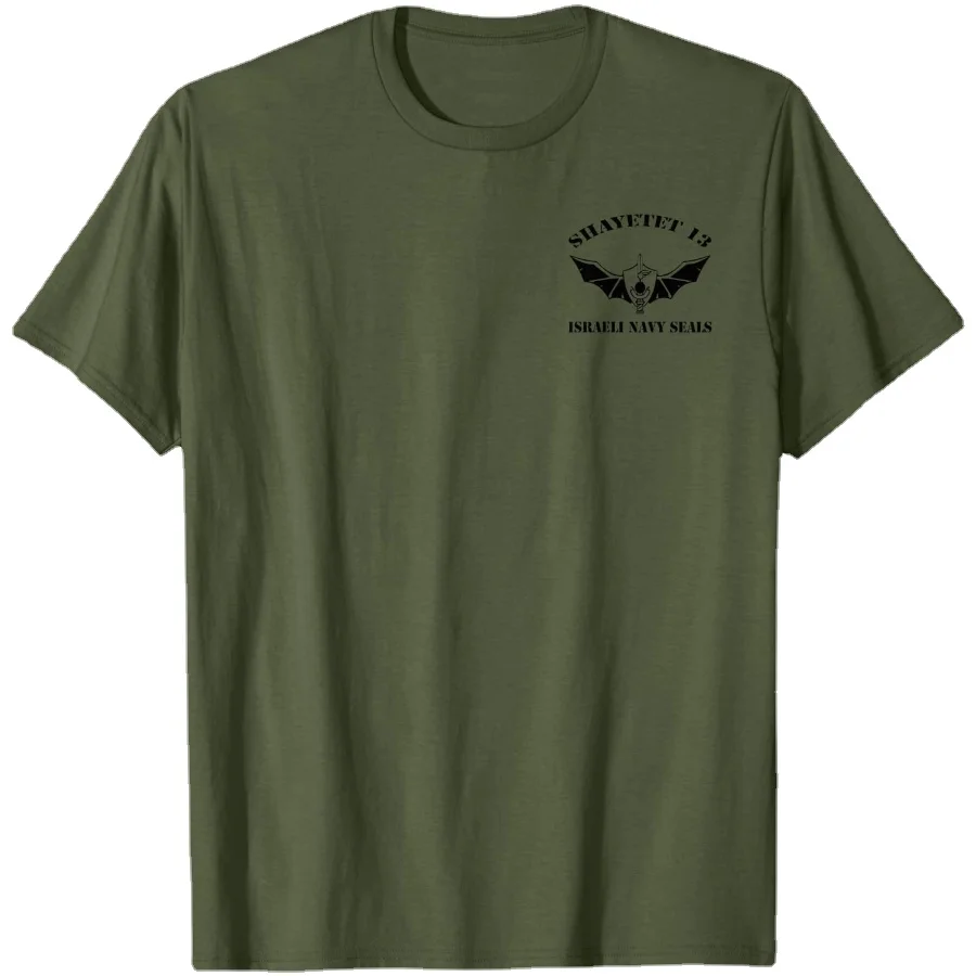 

Israel Navy Special Forces Shayetet 13 Men T-shirt Short Casual 100% Cotton Size S-3XL
