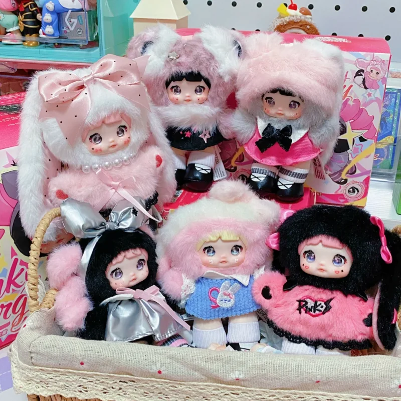 Фото SURE FUN Nommi - Серия Pink Energy: Плюшевая игрушка-сюрприз в закрытой упаковке, коллекционная кукла, милые аниме-фигурки, подарок №1
