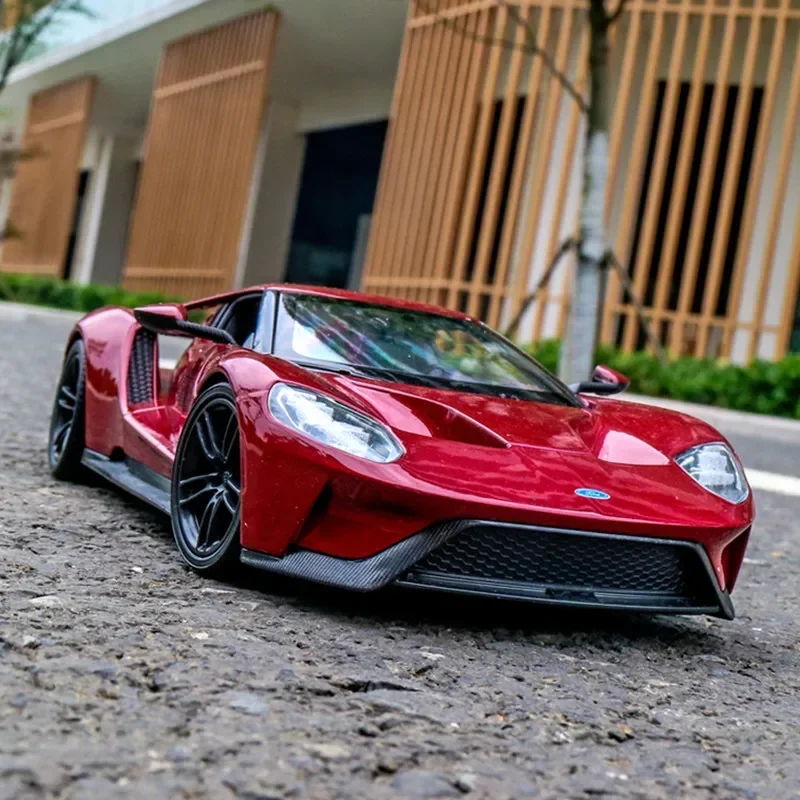 Модель автомобиля WELLY 1:24 2017 Ford GT модель игрушечного из металлического сплава